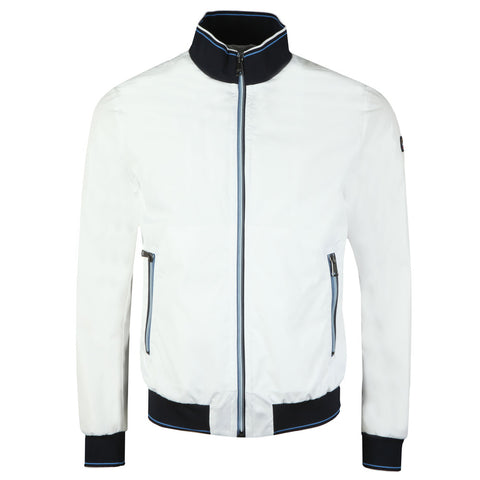 Paul & Shark Boy's White Light Weight Bomber Jacket