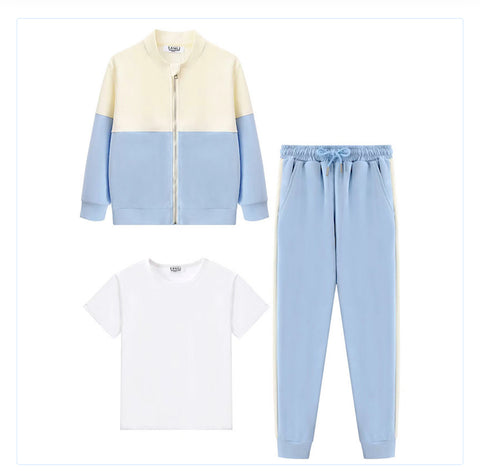Boys Tracksuit in Baby Blue