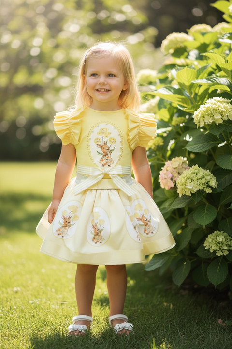 Girls Lemon Skirt Set