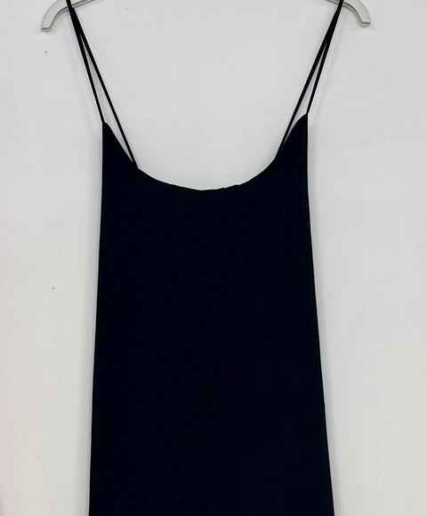 Ladies Cross Over Back Maxi Dress In Navy