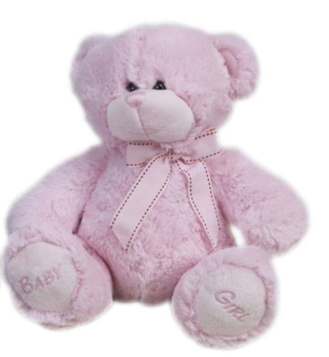 Soft Touch Large Pink Teddy Bear By Dandelion