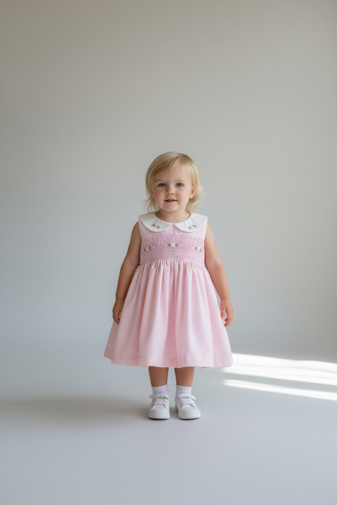 Wee Me Smocked Dress Set