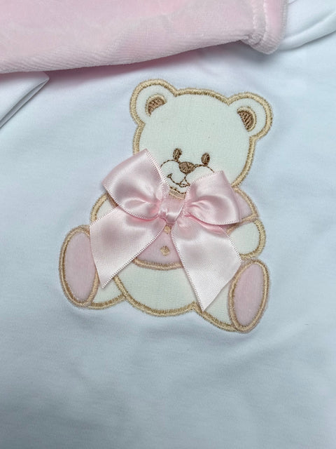 Teddy Bear Baby Set 7 Pieces in Pink