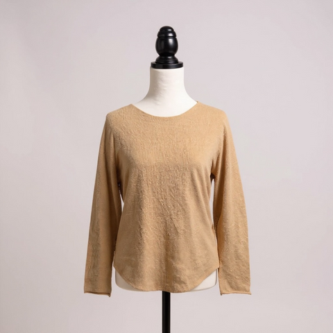 Ladies Soft Knit Jumper in Camel