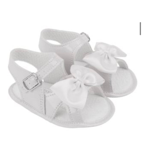 Baby Girls White Soft Sole Sandal