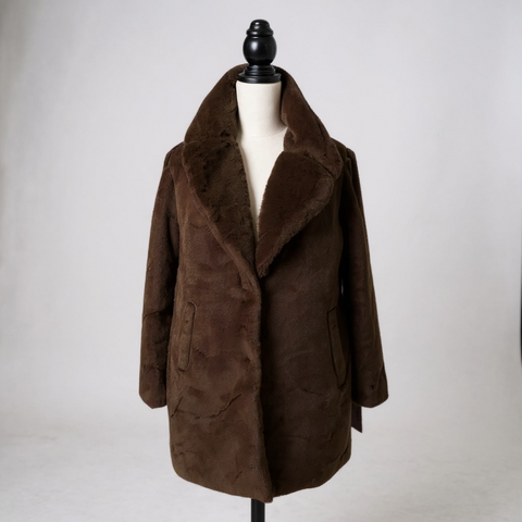 Ladies Faux Fur Coat