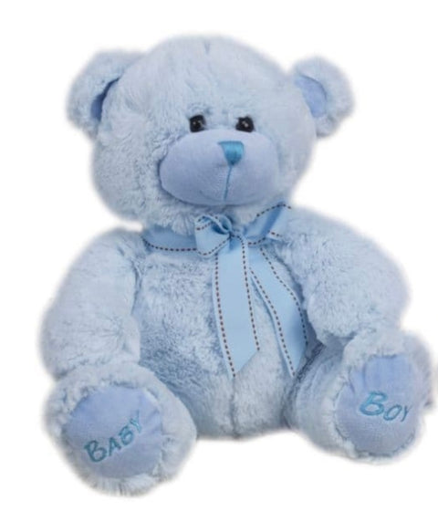 Soft Touch Large Blue Teddy Bear By Dandelion