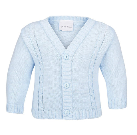 Dandelion Blue Cable Knitted Cardigan