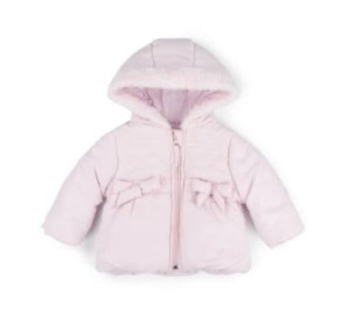 Baby Girls Pink Puffer Coat