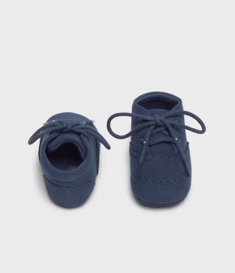 Mayoral Baby Boys Soft Sole Lace Up Navy Bootie