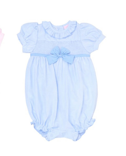 Baby Girls Blue Romper