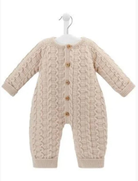 Dandelion Knitted Fawn Knitted Onesie