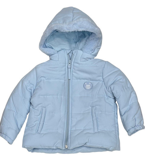 Baby Boys Blue Puffer Coat