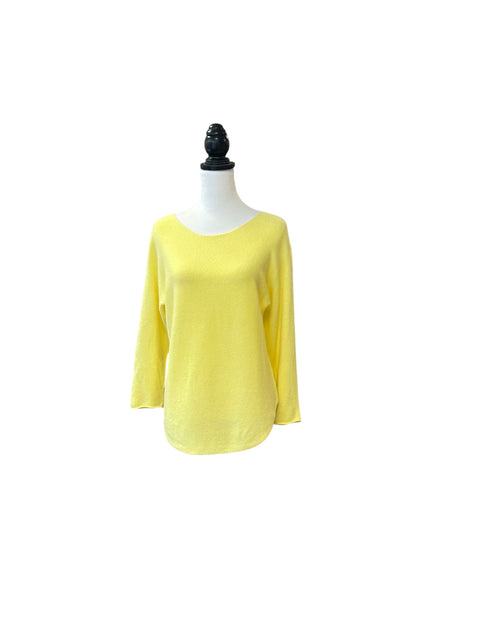 Ladies Soft Knit Jumper in Lemon