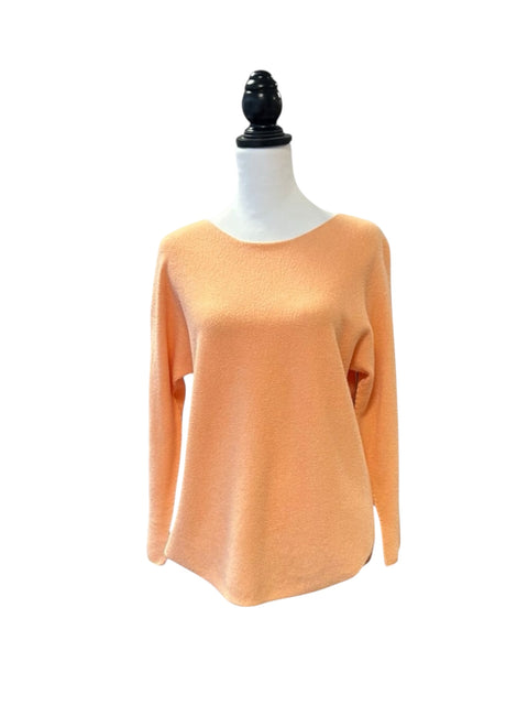 Ladies Soft Knit Jumper in Tangerine