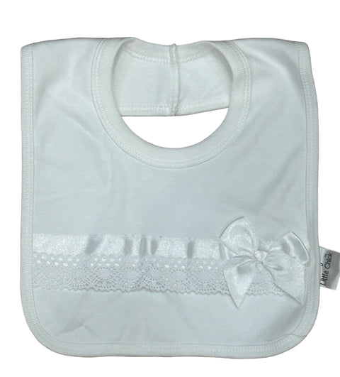 White Detailed Bib