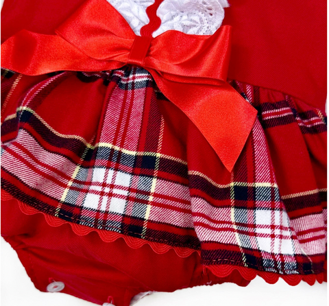 Wee Me Red Tartan Dress