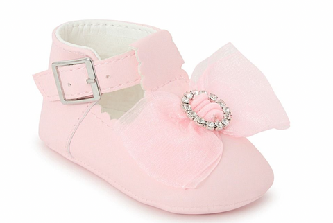 Baby Girls Pink Soft Sole Shoe
