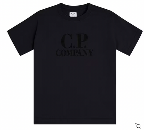 CP GOGGLE LOGO TEE SHIRT NAVY