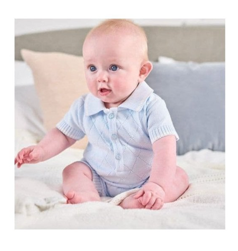 Dandelion Baby Boys Cable Knit Shortie