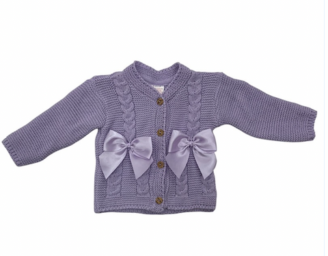 Baby Girls Lilac Cardigan