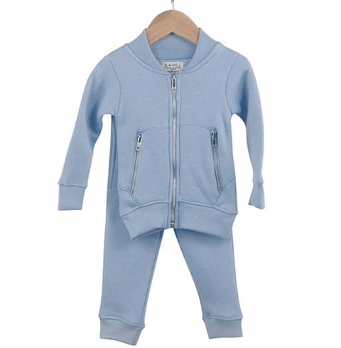 Baby Boys Salmi Tracksuit Baby Blue