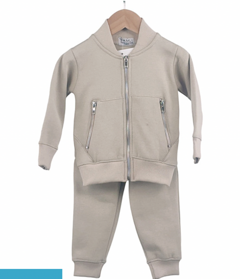 Baby Boys Salmi Tracksuit Beige
