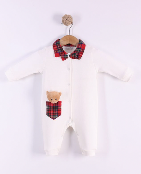 Baby Boys Tartan Baby Grow
