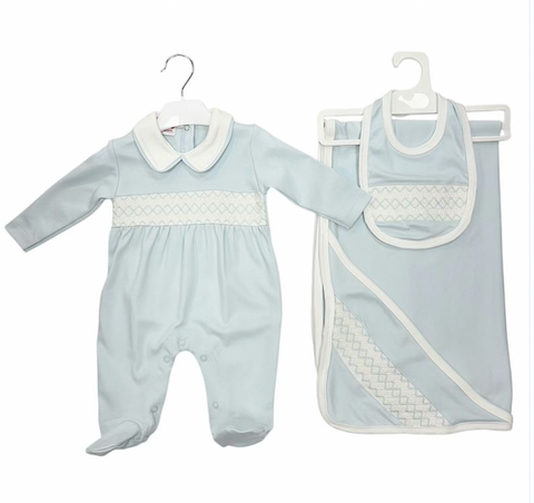 Baby Boys Smocked Baby Set