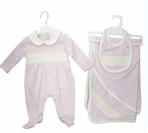 Baby Girls Pink Gift Set