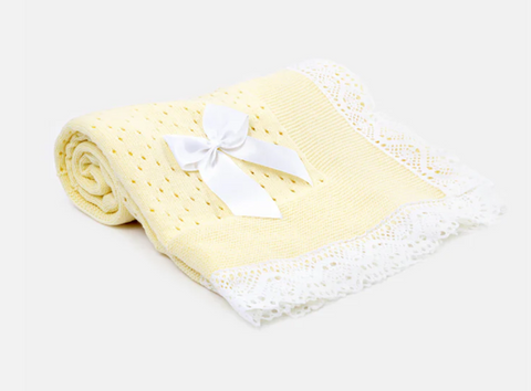 Baby Blanket in Lemon
