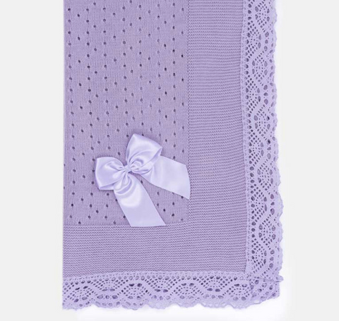 Baby Blanket in Purple