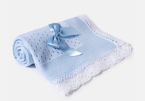 Baby Blanket in Baby Blue