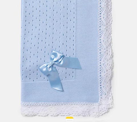 Baby Blanket in Baby Blue