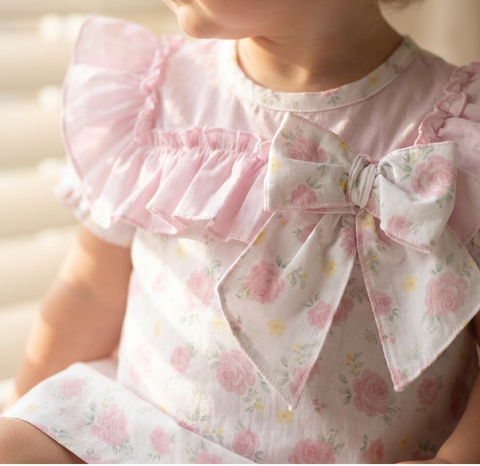 Wee Me Pink Rose Dress
