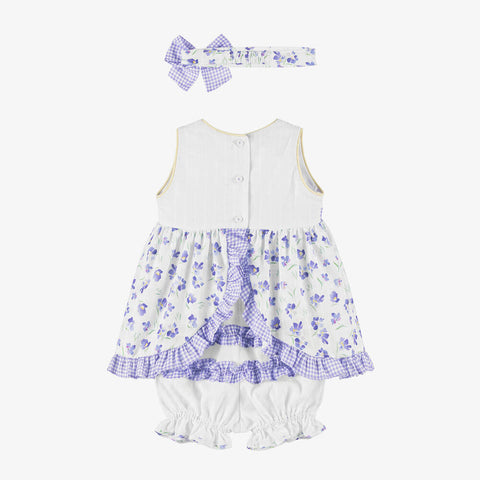 Pretty Originals Girls Lilac Dress Set