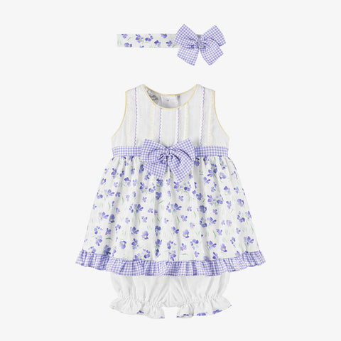 Pretty Originals Girls Lilac Dress Set
